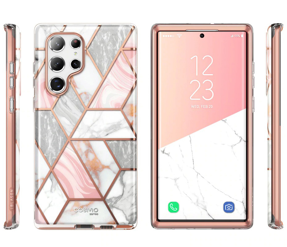 Etui pancerne z wbudowaną osłoną ekranu Supcase i-Blason Cosmo SP do Galaxy S22 Ultra